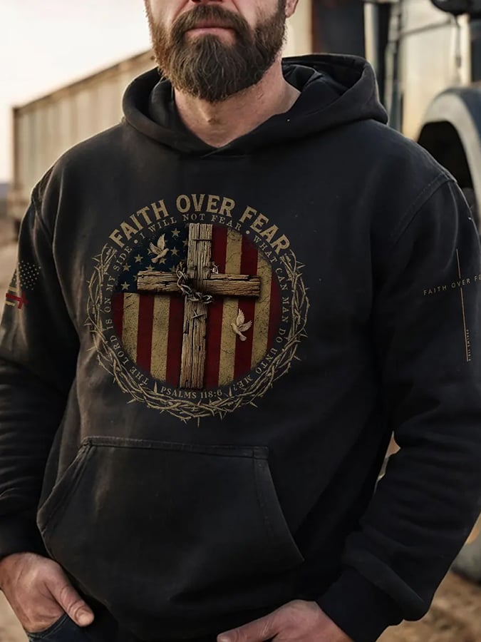 Men's Faith Printed Hoodie
