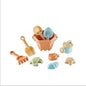 18PCS Beach Toy Set for Kids – Sand Bucket & Outdoor Water Play Tools for Seaside Fun