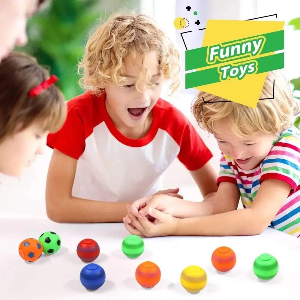 Mini Soccer Finger Toys – 10/30PCS Rotatable Soccer Party Favors for Kids