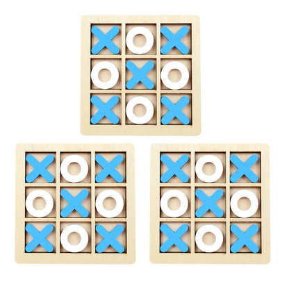 Montessori Play Game Wooden Toy Mini Chess Interaction Puzzle Training Brain Learing Early Educational Toys For Children Kids