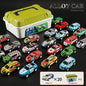 Mini Alloy Pull Back Toy Cars – Educational Vehicle Set for Kids & Toddlers