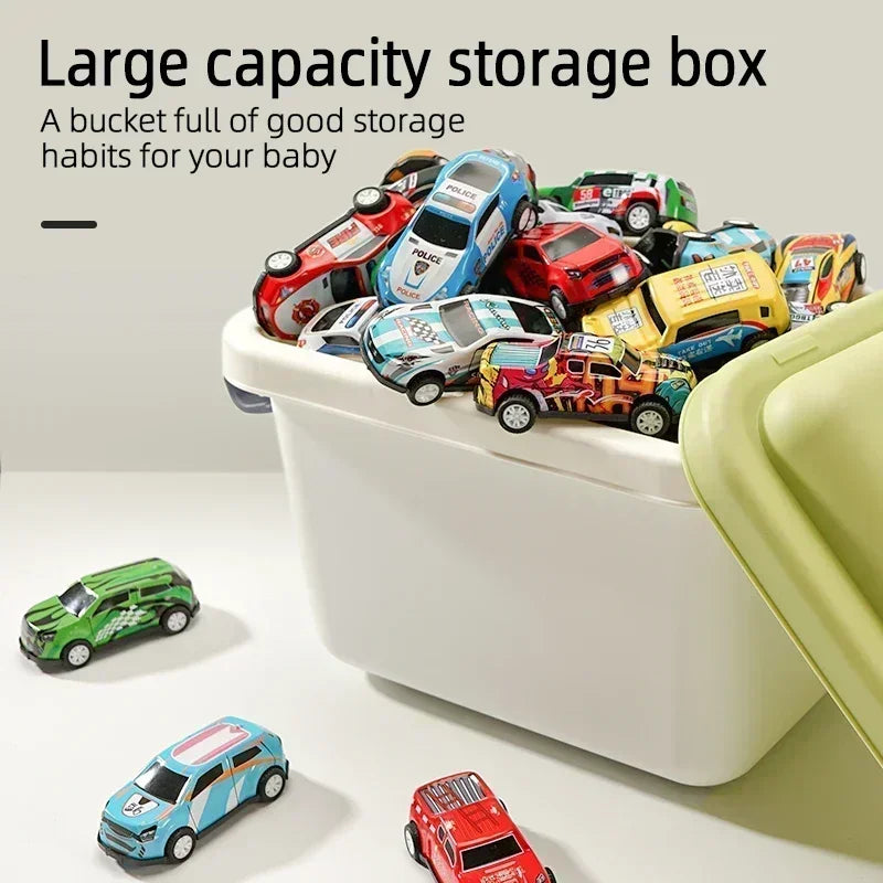 Mini Alloy Pull Back Toy Cars – Educational Vehicle Set for Kids & Toddlers