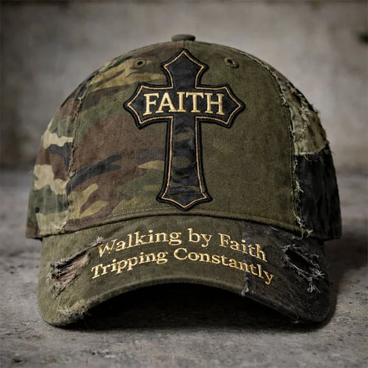 Unisex Casual Hat With Faith-Inspired Print.