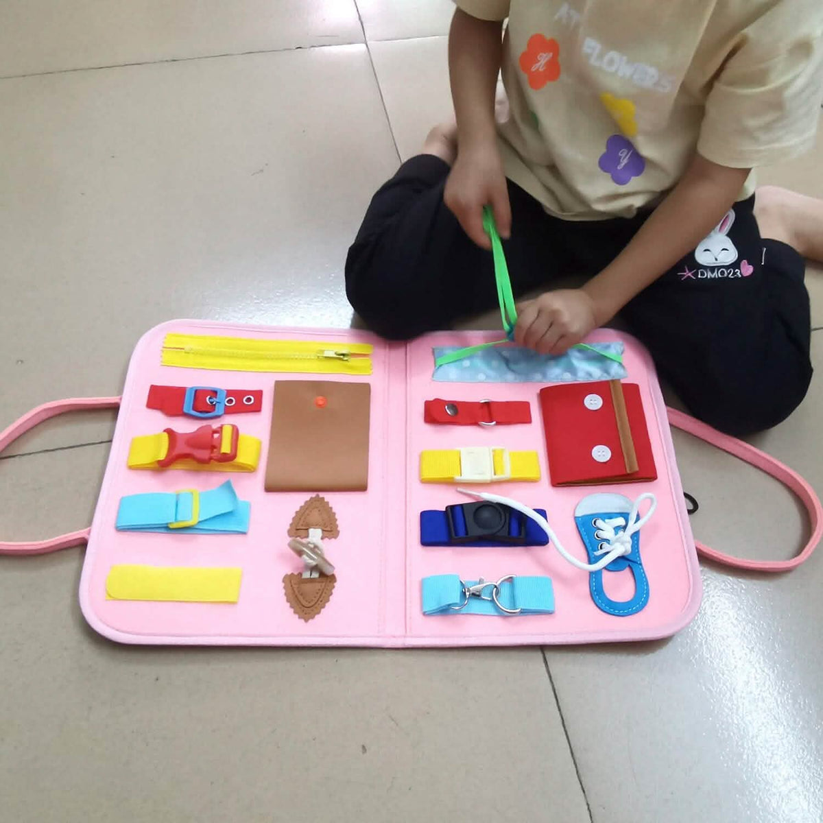 Kids Busy Board Sensory Activity Board Preschool Learning Toys