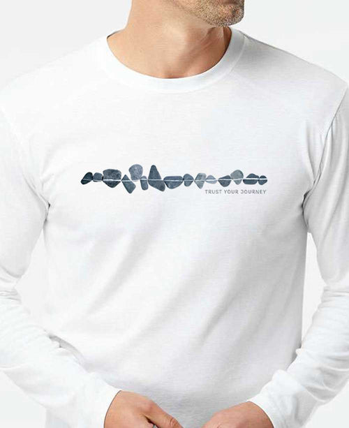 Men’s Trust Your Journey Recycled Bottles Long Sleeves Tee