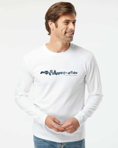 Men’s Trust Your Journey Recycled Bottles Long Sleeves Tee