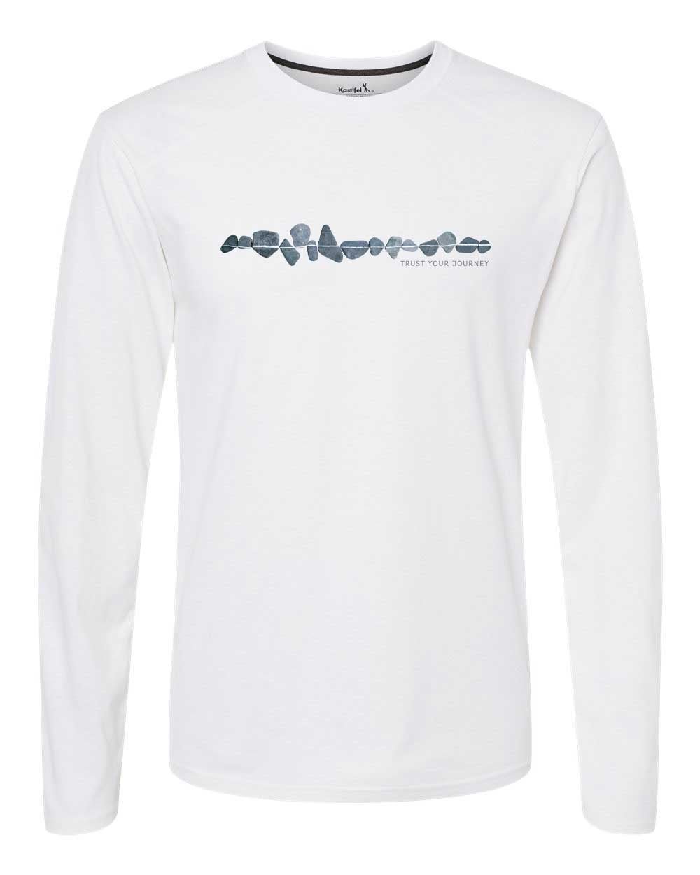 Men’s Trust Your Journey Recycled Bottles Long Sleeves Tee